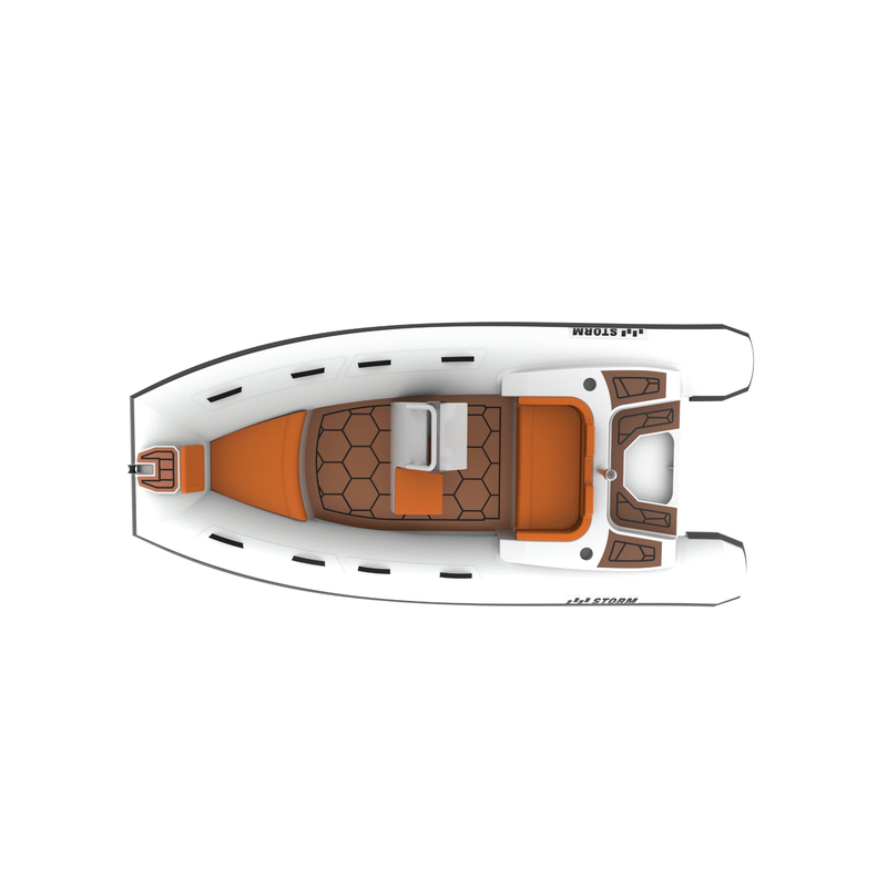 Storm Chaser 4 inshore RIB shown side-on