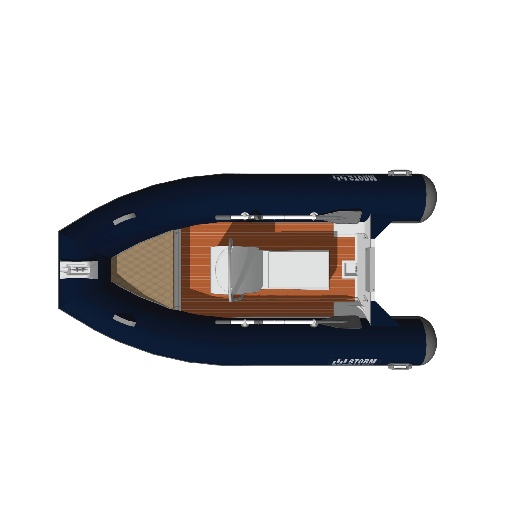 storm cloud 3m rib boat for sale